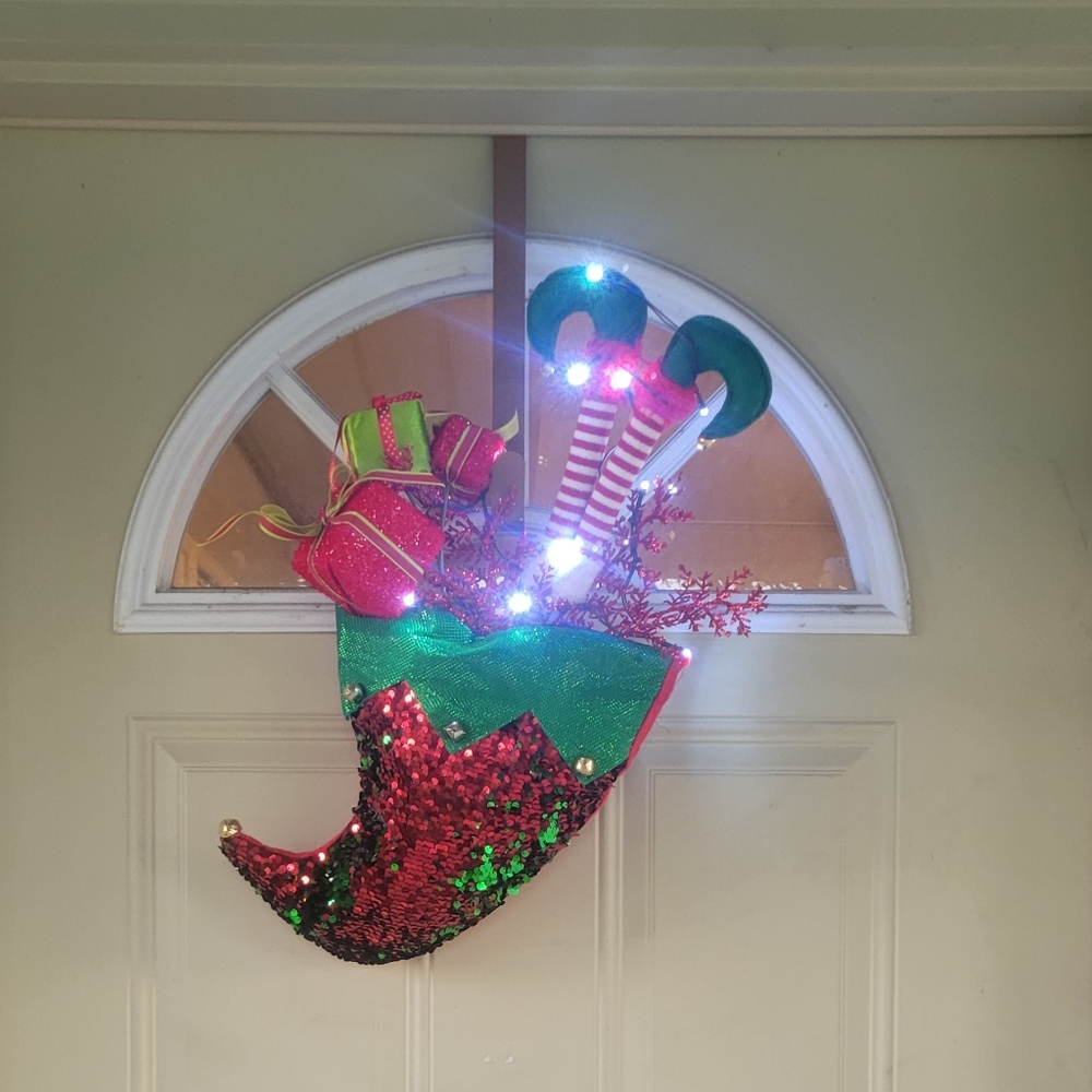 Elfie got Stuck Wreath